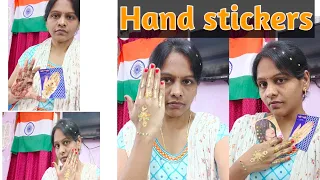 Hand Stickers/Hair stickers/Mehndi Tatoo Stickers||@Lakshmimakeover