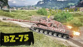 BZ-75 - New Tier X, New Line - China Tier X HT | World of Tanks Replays | 9,1K Damage 6 Kills