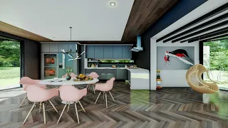 LUMION 10 kitchen 3d animation