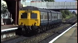 British Rail Scotrail-Falkirk Grahamston & Glasgow Queen St 1989