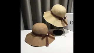 Солнцезащитная шляпа с изменяемым размером, женская летняя шляпа, модная соломенная солнцезащитные