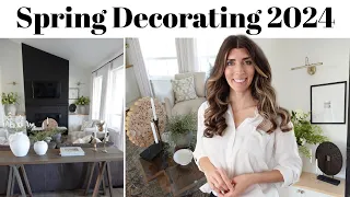New SPRING Decorate With Me 2024 / Spring Living Room Refresh / Spring Decor