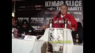 kimbo vs tank abbott, press conference