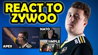 CS:GO PROS & CASTERS REACT TO ZYWOO PLAYS