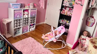 CONVIERTO EL CUARTO DE MIS BEBÉS REBORN MÁS ROSADO / KAWAII - LIMPIEZA EXTREMA EN EL CUARTO