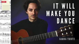 Samba Triste by Baden Powell | Fingerstyle Arrangement | Guitar Tabs, Sheet Music with Fingering PDF