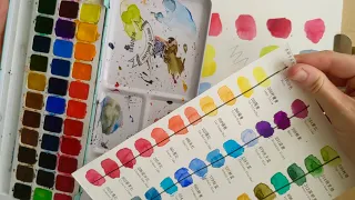 Pretty Excellent MeiLiang Watercolor Review and Swatch - Vibrant Cheap Art Supplies