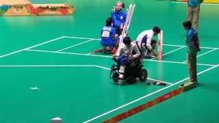 Rio Paralympic Boccia BC3 Individual event Final match 1st end