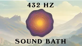 432 Hz Binaural Beat | Sound Bath | Nature Sounds | 20 Minutes