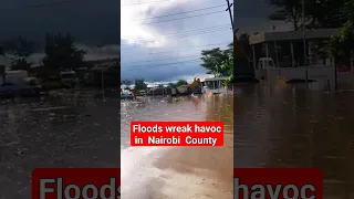 Heavy rains #flood in parts of Nairobi