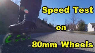 Speed Test - 80mm Wheels on Seba FR2 Skates