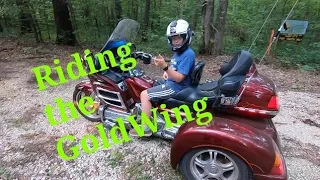 Riding the Honda 1800 GoldWing Trike.                  August 26, 2023