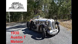 1930 Austin 7 Meteor the tiny car with the heart of a Racer.