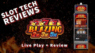 Blazing 777 2x3x5x Slot Machine 🎰 Full Review plus LIVE PLAY!