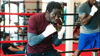 Terence Crawford Training ORTHODOX for Israil Madrimov Fight moving up to 154 lbs