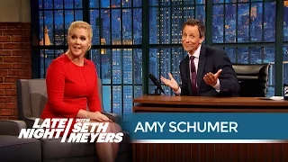 Amy Schumer on the Drawbacks of Living Alone - Late Night with Seth Meyers