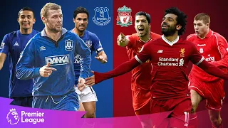 Everton vs Liverpool | Classic Premier League Goals | Arteta, Salah, Suarez