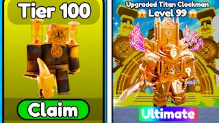 New UPDATE 🤩 Is HERE! Got ULIMATE CLOCK? 😎 - Roblox Toilet Tower Defense