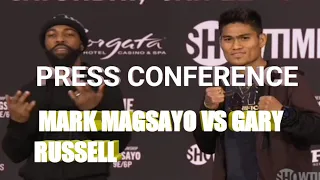 MARK MAGSAYO VS. GARY RUSSELL JR. PRESS CONFERENCE