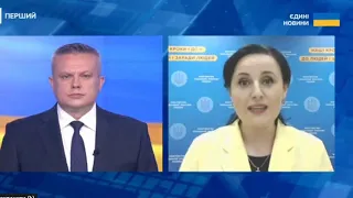 Оксана Жолнович розповіла  про пенсії в ефірі Національного Телемарафону