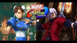 MVCI: Chun Li/Dante arcade mode playthrough