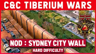 C&C 3 Tiberium Wars - Nod Mission 11 - Sydney City Wall [Hard / Patch 1.09] 1080p