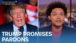 Trump Promises Pardons & British Parliament Condemns Boris for Partying | The Daily Show