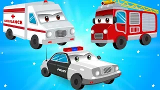 Street Vehicles with Car Wash Videos - Nursery Rhymes & Songs for Kids - Children cartoons