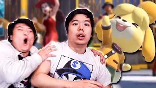 NINTENDO DIRECT REACTION! Isabelle in Smash Bros Ultimate, Animal Crossing and Luigis Mansion 3!