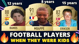 FOOTBALL PLAYER WHEN THEY WERE KIDS 🔥 Mbappe, Messi, Ronaldo