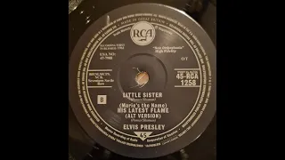 Elvis Presley  - Little Sister - Vinyl record