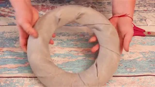 Основа для венка своими руками за 10 минут / DIY / Wreath base in 10 minutes