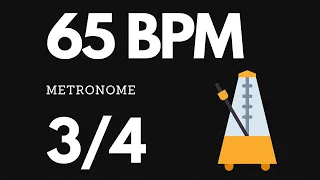 65 BPM Metronome 3/4