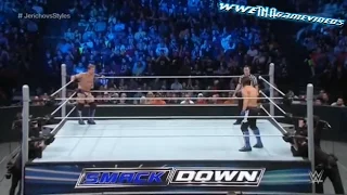 WWE SMACKDOWN 2016 AJ STYLES vs. CHRIS JERICHO - SmackDown! 2/11/16