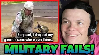 Soldier Reacts to Military Fails