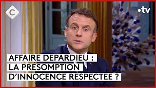 Gérard Depardieu : Emmanuel Macron réagit - C à Vous - 20/12/2023