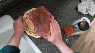 Smoking a Beef Brisket