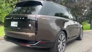 Another Range Rover SV is in our inventory. This one is finished in a Gloss Tourmaline Brown.