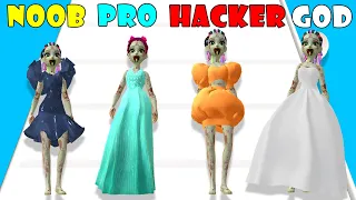 NOOB vs PRO vs HACKER vs GOD - Bridal Rush! (Here comes the bride!)