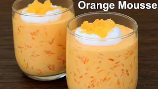 Orange Mousse Recipe | Easy Orange Dessert