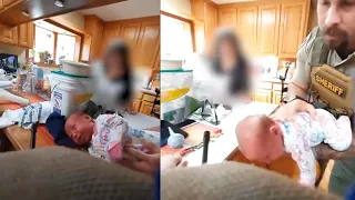 4-Week-Old Baby Saved From Choking by Deputy