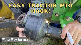 Super Easy Tractor PTO Hack!