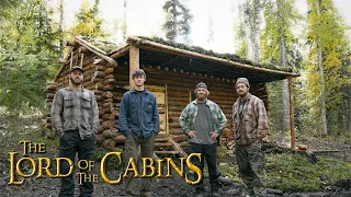 34 Days Off-Grid Alaska Build Ep. 2 - Lord Of The Cabins: The Two Bunks.