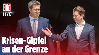 🔴 Corona-Krise: Söder trifft sich mit Österreichs Kanzler Kurz | BILD Live vom 09.10.20