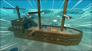 I Built a Sunken Pirate Ship Treasure Hunt for my Friends to Solve!