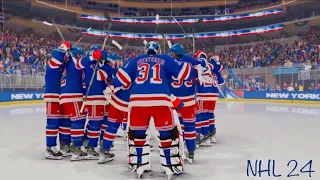 NHL 24 NYR Franchise - Beating Smashville in Overtime - #4