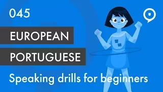 Learn European Portuguese (Portugal) - basic drill for beginners (vocês, eles, elas)