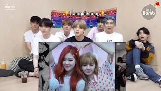 BTS - Reaction To Blackpink ChaeLisa (Rose & Lisa) Viral Tiktok Compilation Video [2022]