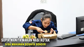 Sopir Cantik Ketahuan Makan Nasi Kotak Sisa Bos Nya Di Ruangan Kerja Bosnya Lihat Apa Yang Terjadi