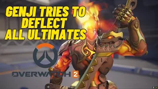 Genji TRIES To Deflect EVERY Ultimate In Overwatch 2 - *ALL HEROES - 2023 *